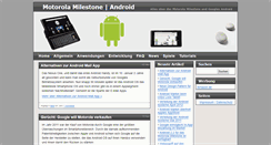 Desktop Screenshot of milestone-blog.de