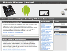 Tablet Screenshot of milestone-blog.de
